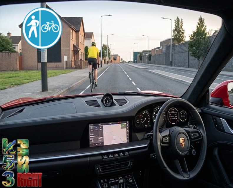 Pedal cycles and pedestrians only sign example